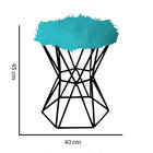 Kit 10 Puff Banqueta Louis Aramado Hexágono Para Penteadeira