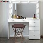 Kit 10 Puff Banqueta Louis Industrial Hexágono Ferro Bronze C