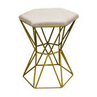 Kit 10 Puff Banqueta Louis Industrial Para Penteadeira Sala H