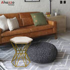 Kit 10 Puff Banqueta Louis Industrial Para Penteadeira Sala H