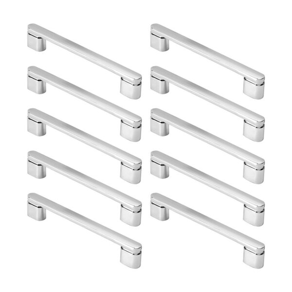 Kit 10 - Puxador Para Móvel Alça Sobrepor 128 Mm Zamac (memph