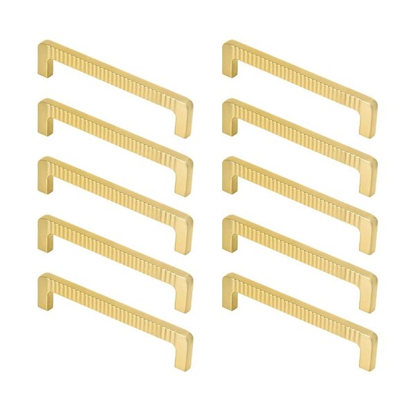 Kit 10 - Puxador Para Móvel Alça Sobrepor 128 Mm Zamac (petra