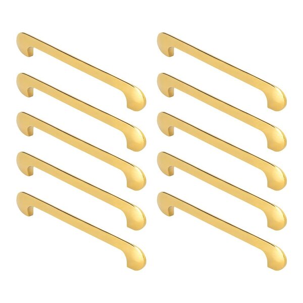 Kit 10 - Puxador Para Móvel Alça Sobrepor 160 Mm Zamac (pompe