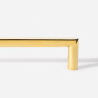 Kit 10 - Puxador Para Móvel Alça Sobrepor 224 Mm Zamac (carta