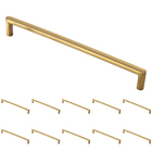 Kit 10 - Puxador Para Móvel Alça Sobrepor 224 Mm Zamac (carta