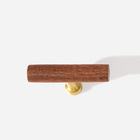 Kit 10 - Puxador Para Móvel Ponto Em Madeira (argos)