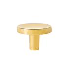 Kit 10 - Puxador Para Móvel Ponto Zamac (cartago Dourado)