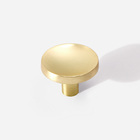 Kit 10 - Puxador Para Móvel Ponto Zamac (cartago Ouro Fosco)