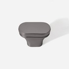 Kit 10 - Puxador Para Móvel Ponto Zamac (memphis Grafite Fosc