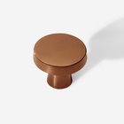 Kit 10 - Puxador Para Móvel Ponto Zamac (pompeia Rosé Gold)