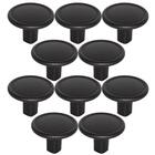 Kit 10 Puxadores 1764 Grenade Ponto Preto Fosco Móveis Armári