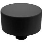 Kit 10 Puxadores 194 Yuma Ponto Preto Fosco Para Móveis Armár