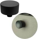 Kit 10 Puxadores 194 Yuma Ponto Preto Fosco Para Móveis Armár