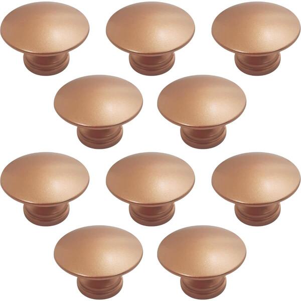 Kit 10 Puxadores 200 Tucson Ponto Cobre Para Móveis Armários