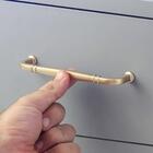 Kit 10 Puxadores Alça Para Móveis Dourado 1767 Grenade Armári