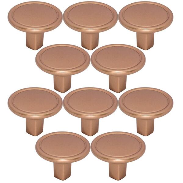 Kit 10 Puxadores Cobre 1764 Grenade Ponto Móveis Armários Gav