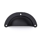 Kit 10 Puxadores Concha Colonial Puxador De Gaveta - Preto Fo