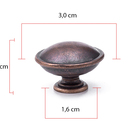 Kit 10 Puxadores Concha Cozinha E Puxador Redondo Gaveta - Br