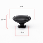 Kit 10 Puxadores De Gaveta Redondo Puxador Para Moveis - Pret