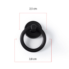 Kit 10 Puxadores Móveis Antigos Colonial Vintage Argola - Pre