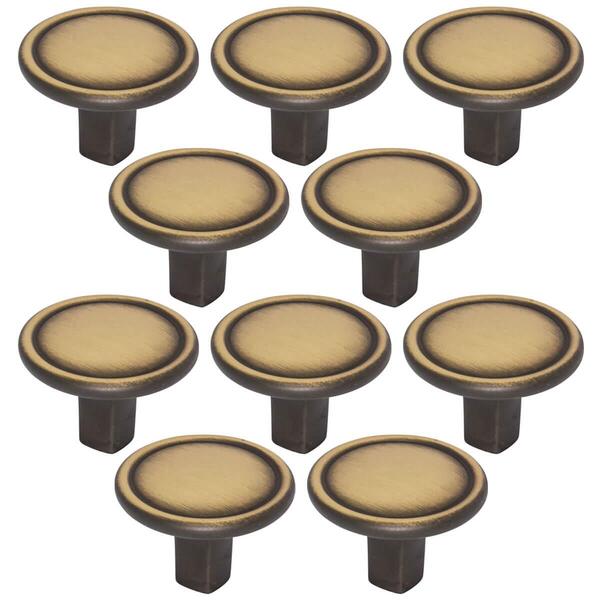 Kit 10 Puxadores Ouro Velho 1764 Grenade Ponto Móveis Armário