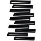 Kit 10 Puxadores Para Móveis Preto Fosco Toulon 2544 Armários