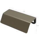 Kit 10 Puxadores Pv22 80 Alça De Sobrepor Bronze Para Móvel A