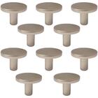 Kit 10 Puxadores Ruiz 191 Ponto Dourados Para Móveis Armário