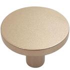 Kit 10 Puxadores Ruiz 191 Ponto Dourados Para Móveis Armário