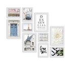 Kit 10 Quadros Decorativos Com Moldura Branca O Essencial Cla