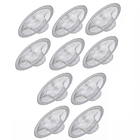 Kit 10 Ralinho Para Pia Cozinha Tanque Inox Top 1/2 52mm