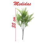 Kit 10 Ramos Decoração Arranjo Samambaia 35cm
