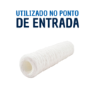 Kit 10 Refil Filtro Elemento Filtrante Bobinado 100 Micra Bra
