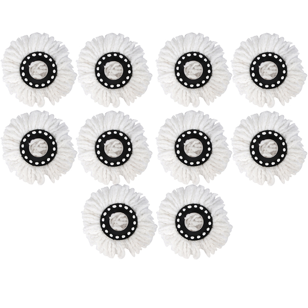 Kit 10 Refil Mop Giratório 360º Limpeza Geral 8l