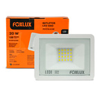 Kit 10 Refletor Led Foxlux 20w 6500k Bivolt Branco