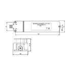 Kit 10 Réguas Com 5 Tomadas Margirius Tmu5-320 2p+t 20a Preta