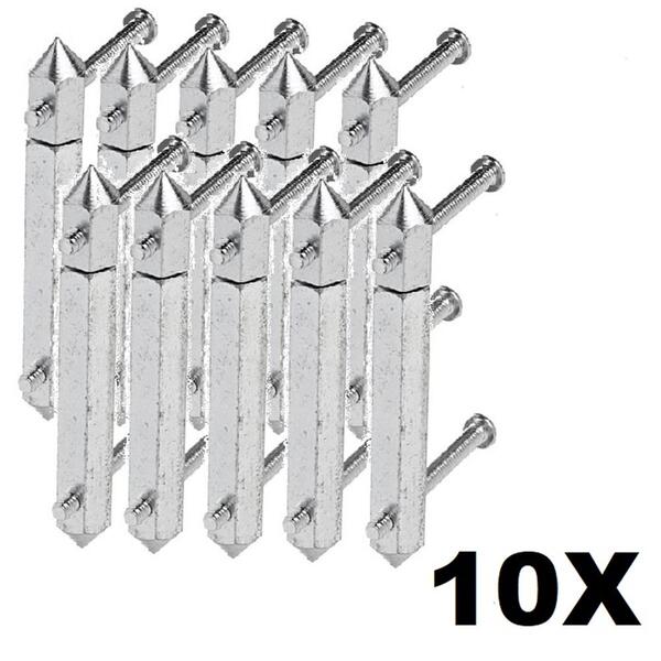 Kit 10 Reparo De Abas P/ Caixa De Teto Marcai