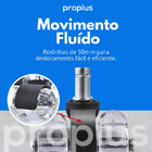 Kit 10 Rodinhas Para Cadeira De Escritório Pino 11mm Sem Trav