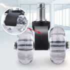 Kit 10 Rodinhas Silicone Roda Giratória Anti-ruído Gel Silico