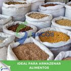 Kit 10 - Saco De Ráfia Solto Branco Liso 50x80