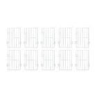 Kit - 10 Separadores Cesto Nextgen Branco - Metalfrio