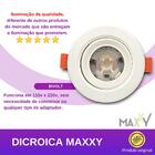 Kit 10 Spot Dicroica Redondo Direcionável Led Smd 7w Quente
