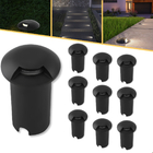 Kit 10 Spot Embutido De Chão Balizador 1 Facho Led 1w 3000k J