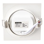 Kit 10 Spot Led Foxlux Quadrado Embutir 5w 6500k Biv Branco