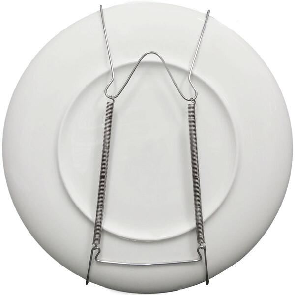 Kit 10 Suportes Com Mola Pratos Até 30cm Suporte Para Prato D