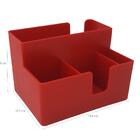 Kit 10 Suportes Sachê Porta Guardanapos Açúcar Organizadores