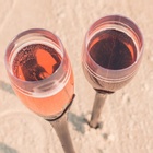 Kit 10 Taças Beach 210ml Dourada Boccatti Espumante Na Areia