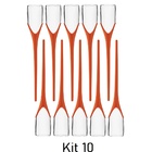 Kit 10 Taças Beach 210ml Laranja Boccatti Espumante Na Areia