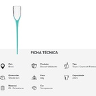 Kit 10 Taças Beach 210ml Verde Boccatti Espumante Na Areia