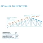 Kit 10 Telhas Plan Pvc 2,42x0,88 6 Ondas Afort Terracota